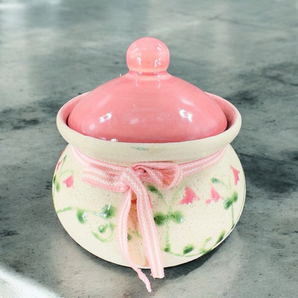 Gabriel Sweden Stoneware Pottery Container Pot Canister Lid Stengods Ceramic Vtg